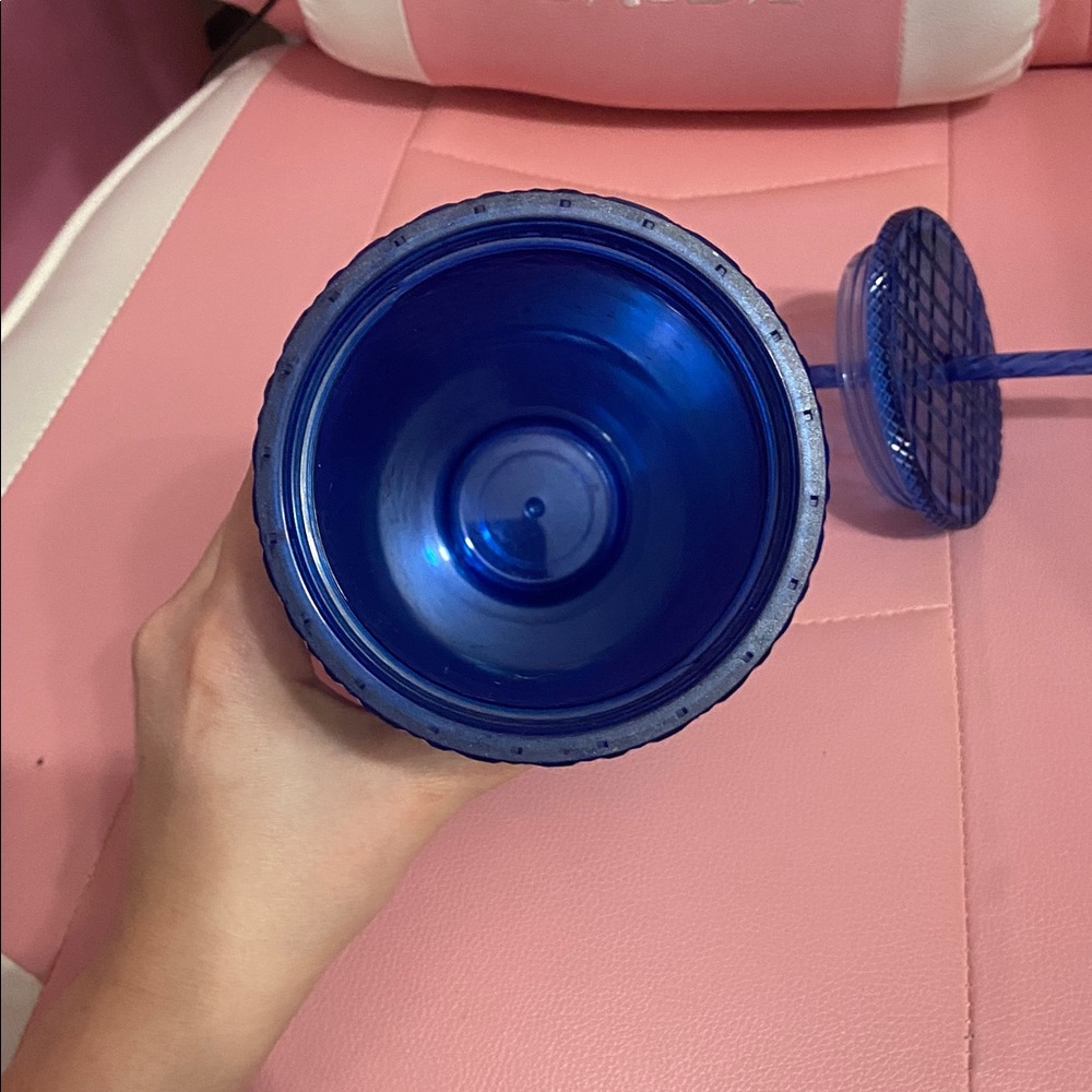 Starbucks Blue Tumbler with Straw - Picture 3 of 3